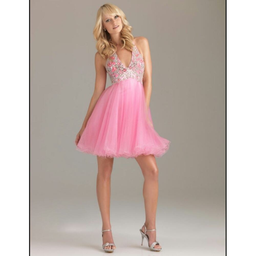 NWT Madison James Special Occasion Allure Night Moves Size 6 Pink Prom Dress